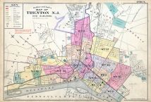 Index Map - Trenton City, Trenton City and Princeton 1905